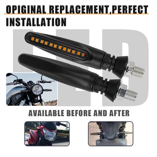 4PCS Motorcycle Flasher Light Built Relay Motorcycle Turn Signal Indicators - Picture 7 of 14