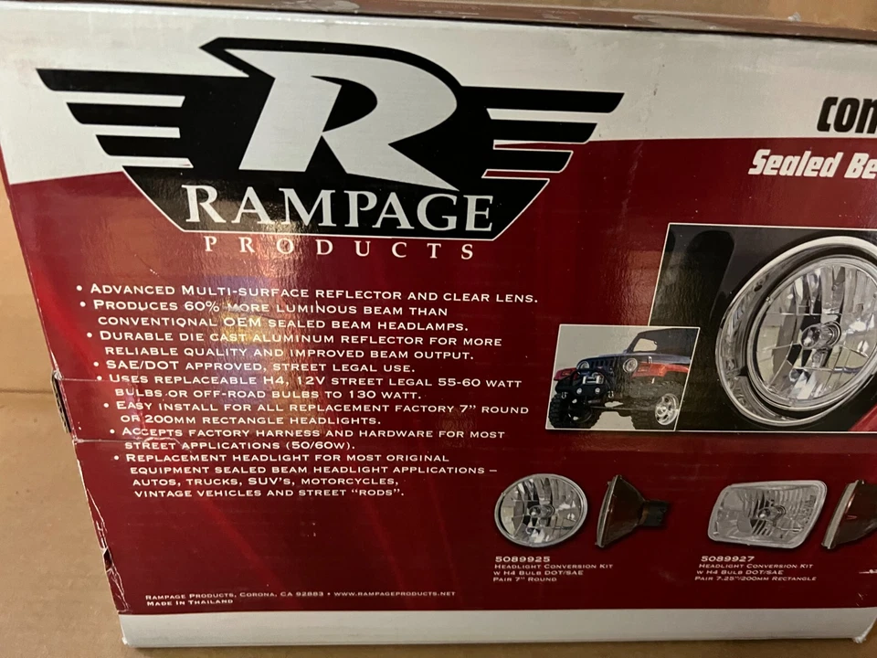 Kit de conversión de faros halógenos Rampage 5089925 nuevo Foto 2 de 4