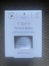 Cora Period Balm with Essential Oil  Exp 2/2025 mess free stick New box damage