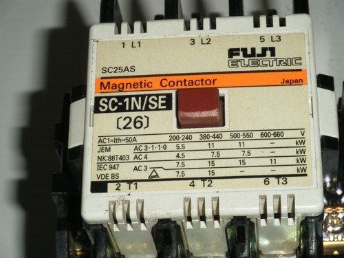 FUJI SC-1N/SE (26) Magnetic Contactor SC25AS 3PH. 24 AC/DC Coil - Picture 7 of 7