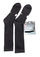 UNDER ARMOUR UA Heatgear Size Medium 7-10.5 Black / White Men Outdoor Boot Socks