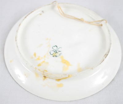 Vintage Porcelain Plate w/ Embossed Hunter Design /Scene | eBay