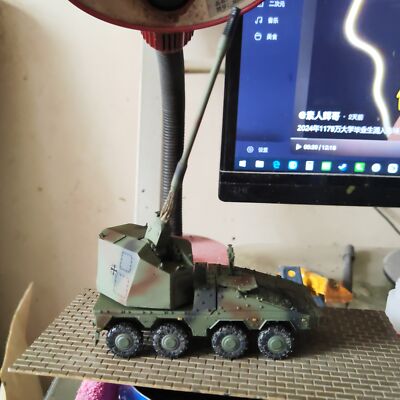  1/72 German Boxer RCH 155 Howitzer  handpainted finished Model