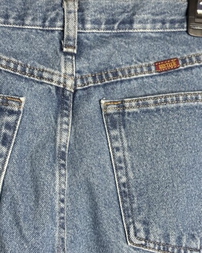 Jeans Rustler Azul Para Hombre 32x30 100% Algodón Calce Recto Denim Vaquero Occidental - Imagen 5 de 7