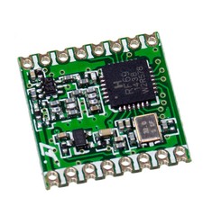 HopeRF RFM69HCW-433-S2 433MHz Wireless Module ISM Transceiver +20dBm SPI FSK