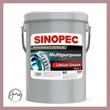 MULTIPURPOSE RED LITHIUM GREASE #2 - 35LB. (5 Gallon) Pail Lubrication