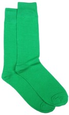 Men's Solid Mid Calf Sock Fits Size 10-13 Business Weddings Formal Uniforms