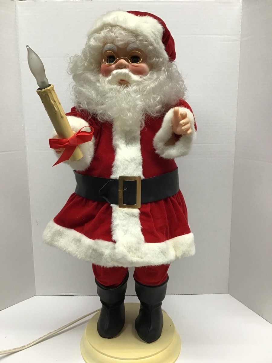 【1980's / USA】Rennoc Animations サンタクロース Rennoc Animated Motionette Vintage Santa Claus 24 inch Figure | eBay