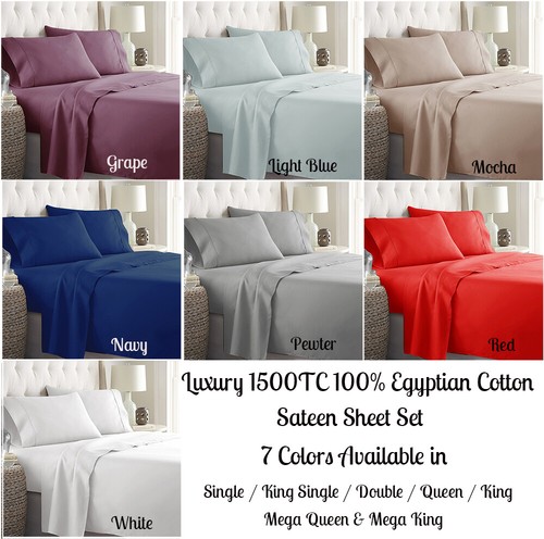 Luxury 1500TC Real Egyptian Cotton 