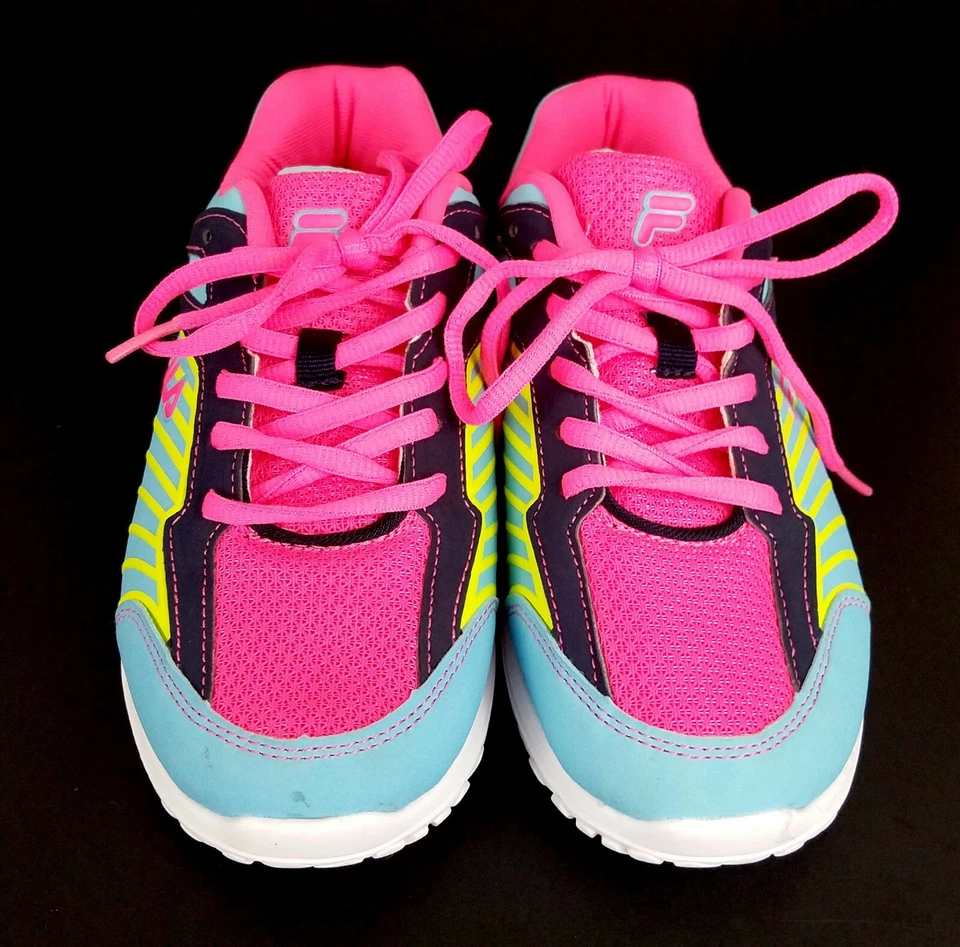 Fila Rocket Fueled Girl's Youth Size 6 Multi Color Sneakers 3SC60365-466 - Image 2 of 4