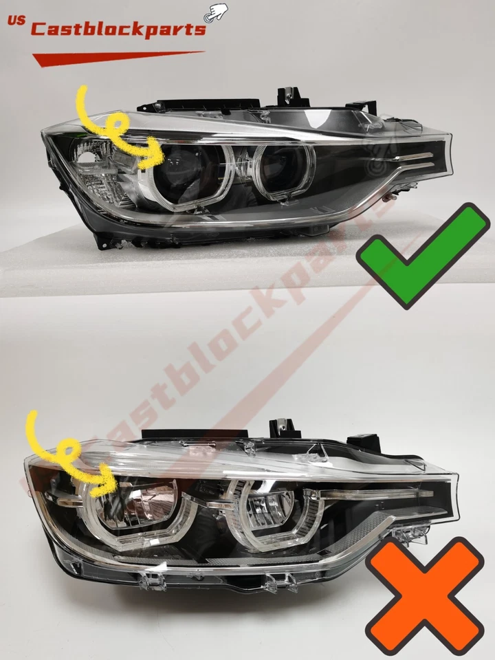 Faro de xenón AFS perfecto BMW Serie 3 335i 330i 328i F30 11-15 eje derecho OEM Foto 2 de 4