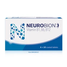 Neurobion 60's Vitamins B1, B6, B12 Improves Nerve Numbness, Tingling & Function