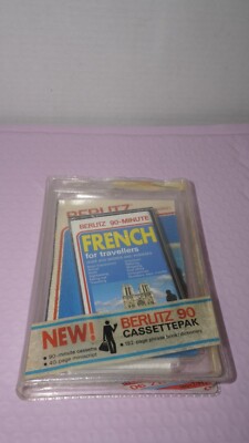 Berlitz Cassette pak French  Travellers 90-Min Cassette 40-Page Miniscript