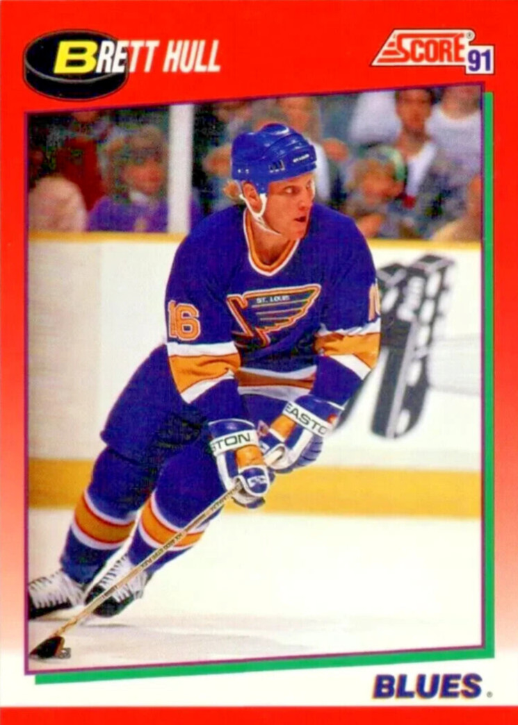 1991-1992 Brett Hull Score Canadian English Version #1-MT