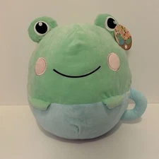 New Round 1 Benteng Teacup Frog Plush 14" - NWT