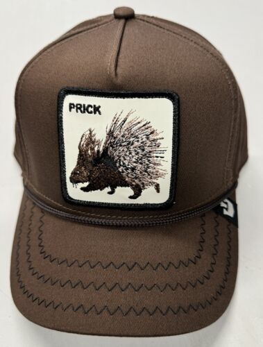 Sombrero de camionero Goorin Bros The Farm SnapBack PRICK Hedgehog auténtico NUEVO - Imagen 1 de 2