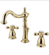 Kingston Brass KB1972AX Heritage 1.2 GPM Widespread Bathroom - Polished Brass