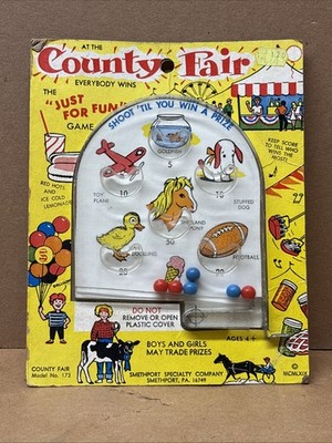 Vintage 1959 At The County Fair Game #173 Pinball Smethport Specialty Co, works
