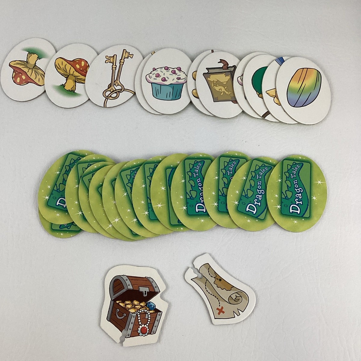 Dragon Tales Matching Game Preschool Toddler Vintage 2000 Milton