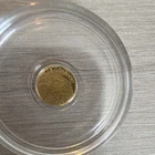 1/500th oz .9999 Fine Gold Bullion Coin Eagle and US Flag Design