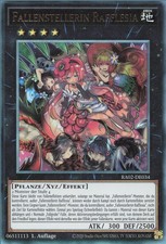 YuGiOh Fallenstellerin Rafflesia (V.7) RA02-DE034 Ultimate Rare Deutsch Neu 1st