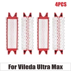4x microfiber cloth effective cleaning drying mop pads for Vileda UltraMax de