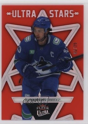 2025-26 Upper Deck Fleer Ultra Stars Red 3/25 Quinn Hughes #ST-2 1t4x