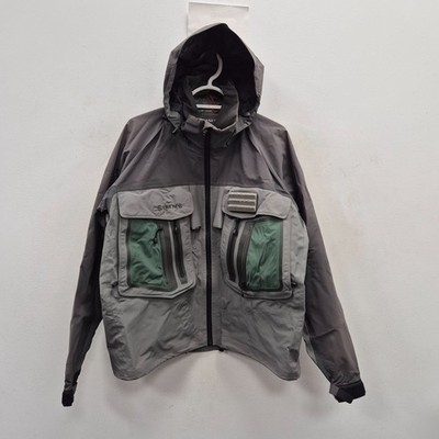 Fliegenfischen Simms G4 Pro atmungsaktiv Goretex wasserdichte Watjacke Größe Medium