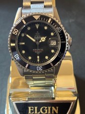 ELGIN Deep Sea FK-531-C Diver Automatic Black Dial Wristwatch