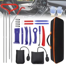 Car Tool Kit, 65 Inch Pull, 24 Pieces Puller, Stainless Steel Car Lockout Kit