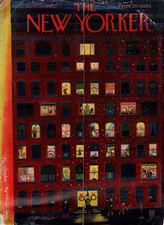 1953 New Yorker December 26 - Christmas Eve in Manhattan - Karasz - Rare