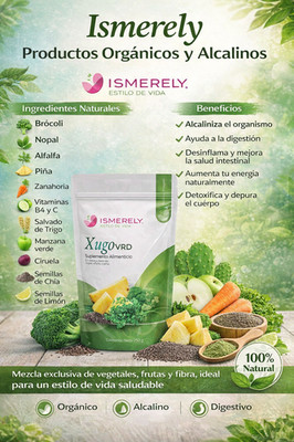 Xugo VRD Ismerely 250 G Suplemento Alimenticio DIGESTION, Perder peso Pack 1