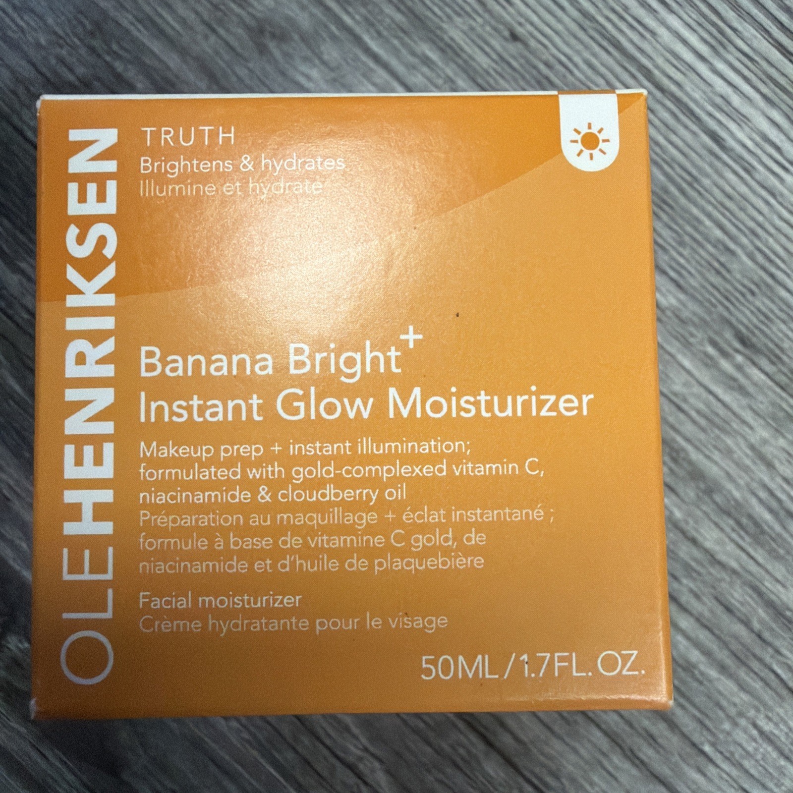 Ole Henriksen Banana Bright+ Instant Glow Moisturizer 50ml BNIB