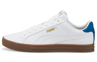 PUMA Smash Vulc V3 Lo Low White Mykonos Blue Gum - 380752-08