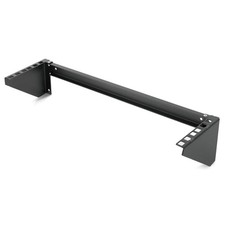 2U Vertical Wall Mount Foldable Rack Patch Panel Bracket Server Rack