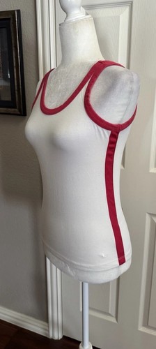 Y2K Vintage 2000s ATHLETIC WORKS Women’s Cotton Tank Top Logo Sz S (4/6) - Picture 3 of 23