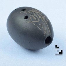 Small Ceramic Ocarina Eight Hole Xun Flute Folk Wind Instrument Music Craft