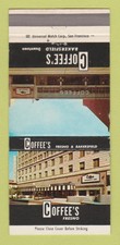 Matchbook Cover - Coffee's Fresno Bakersfield CA Clothing Store 30 Strike