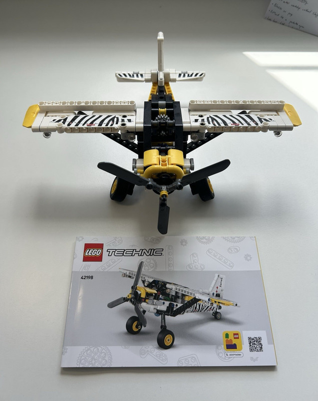 LEGO Technic 42198 Bush Plane Complete Set 333pcs 8+ Instructions Brick Sep
