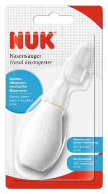 NUK Nasensauger mit Ersatztülle, sanft & sicher, BPA-frei, für Babys
