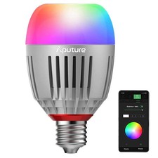 Aputure Accent B7C Smart Led Light Bulbs 7W RGBWW,TLCI 96 CRI 95 2,000K-10,...