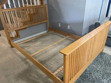 Wood Slat Bed-Full Size-Copeland Furniture-+$300 Shipping