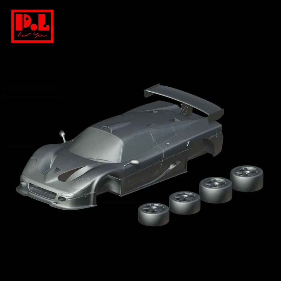 Файл STL - Ferrari F50 GT (1996) - 3D-печать 1/87 64 43 32 24 18 Tamiya Looksmart - Изображение 3 из 4