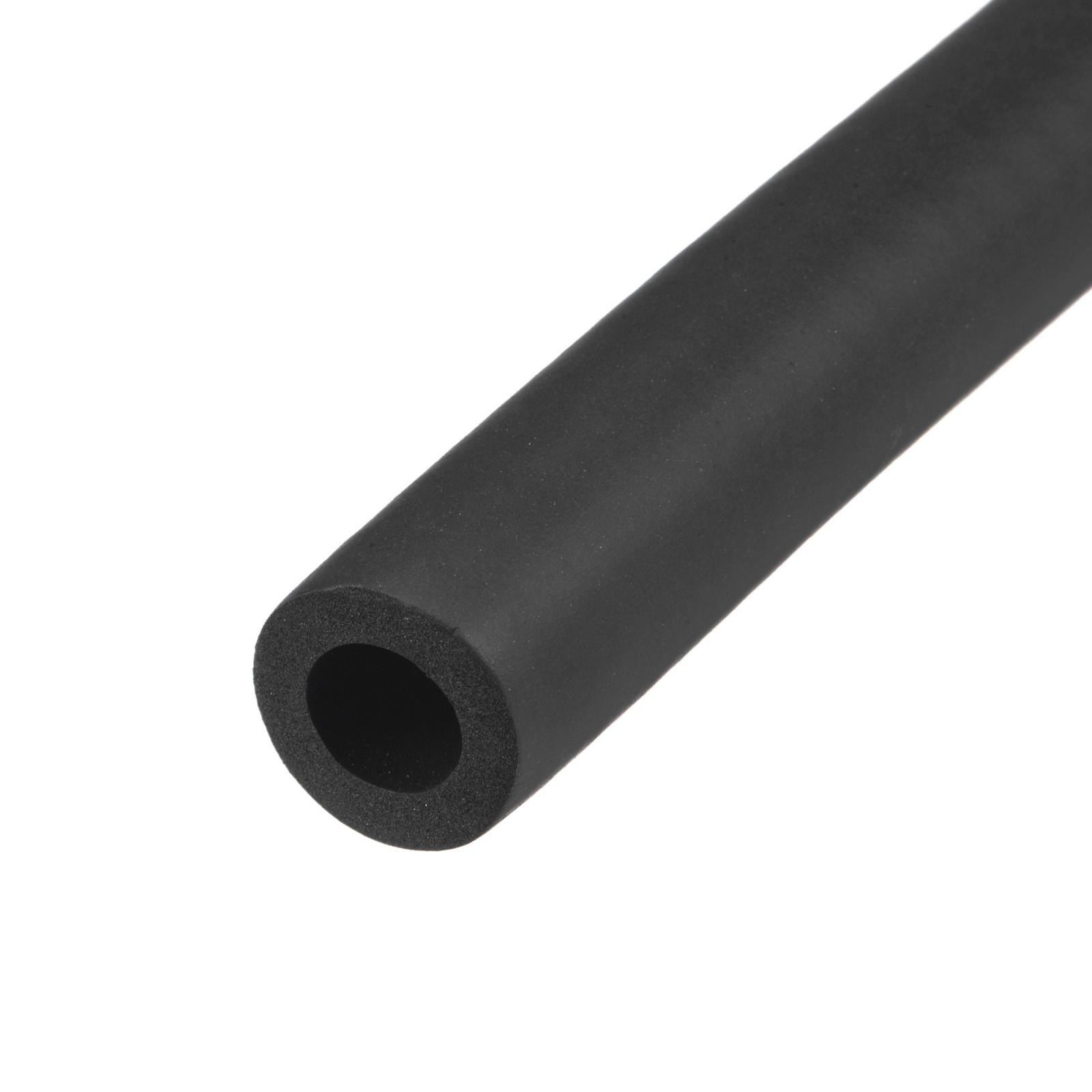 Foam Tubing for Handle Grip, Pipe Insulation, 1/2""(13mm) ID 23mm OD 2m Black