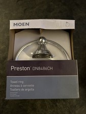 MOEN Preston Towel Ring in Chrome DN8486CH