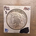 1922 San Francisco Peace Dollar AU Silver $1 Coin