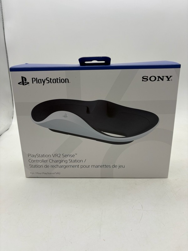 New Sony PlayStation VR2 Sense Controller Charging Station White/Black CFI-ZSS1
