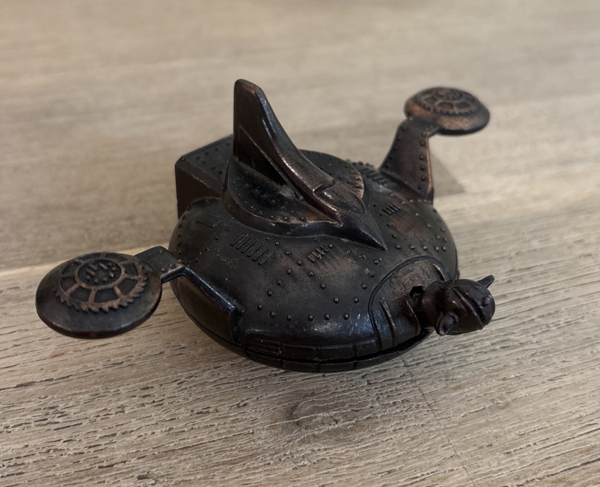 Vintage UFO Robo Grendizer Goldorak Spacer Anime Bronze Pencil Sharpener 