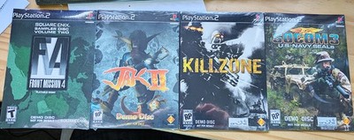 PS2 PlayStation 2 lot of 4 demo discs NEW