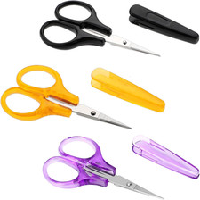 3 Pack Mini Craft Scissors Precision Fine Tip Stainless Steel Sewing Embroidery